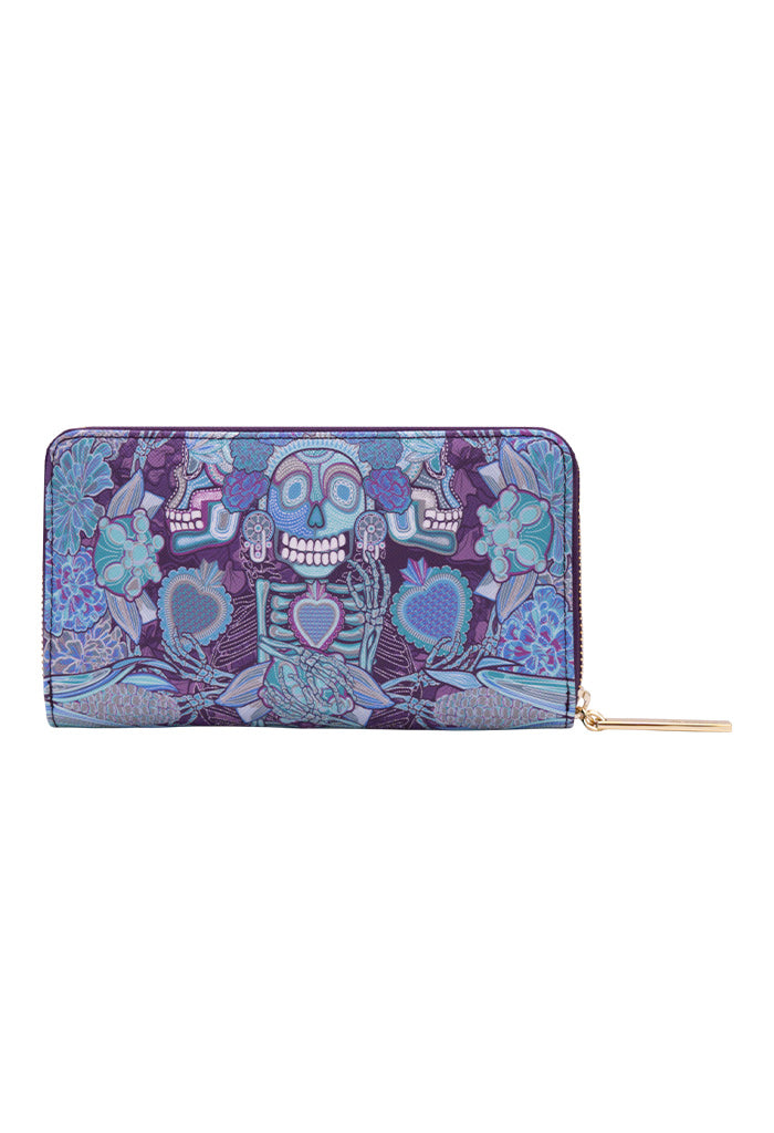 Cartera Grande Saffiano  Dia de Muertos Catrina