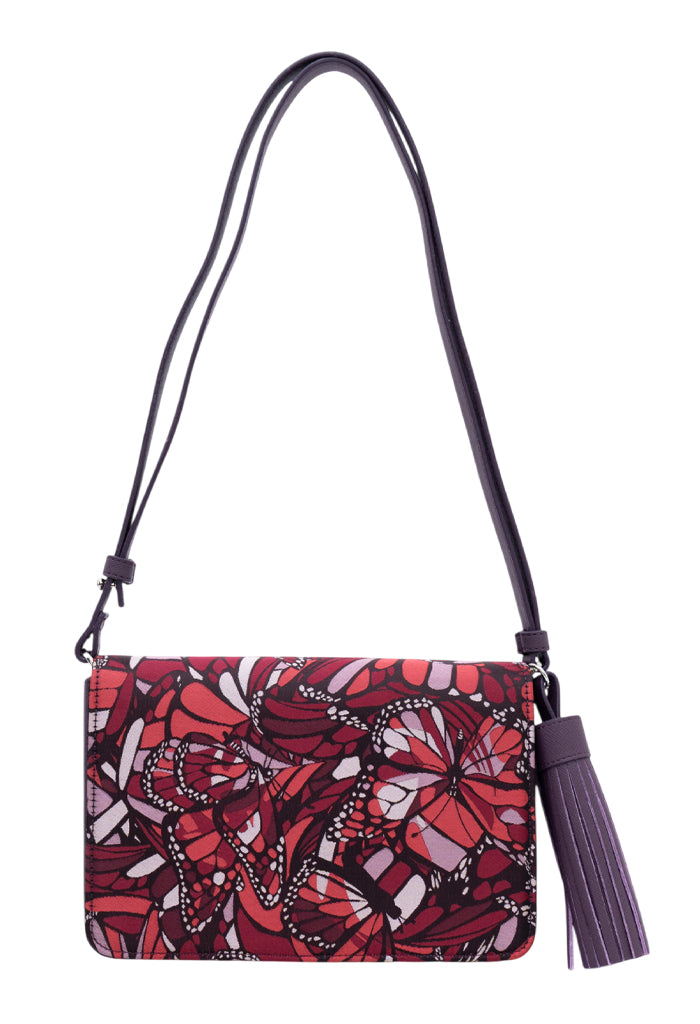 Bolsa Crossbody Cha Vuelo Mariposa