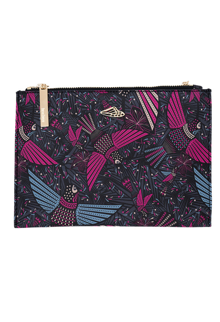 Crossbody Nikté Saffiano Colibrí