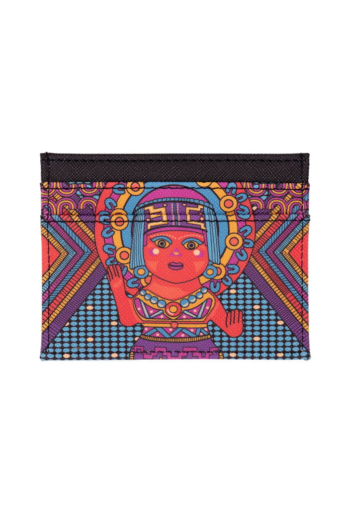 Tarjetero Kuxtal Saffiano Caritas Sonrientes Veracruz