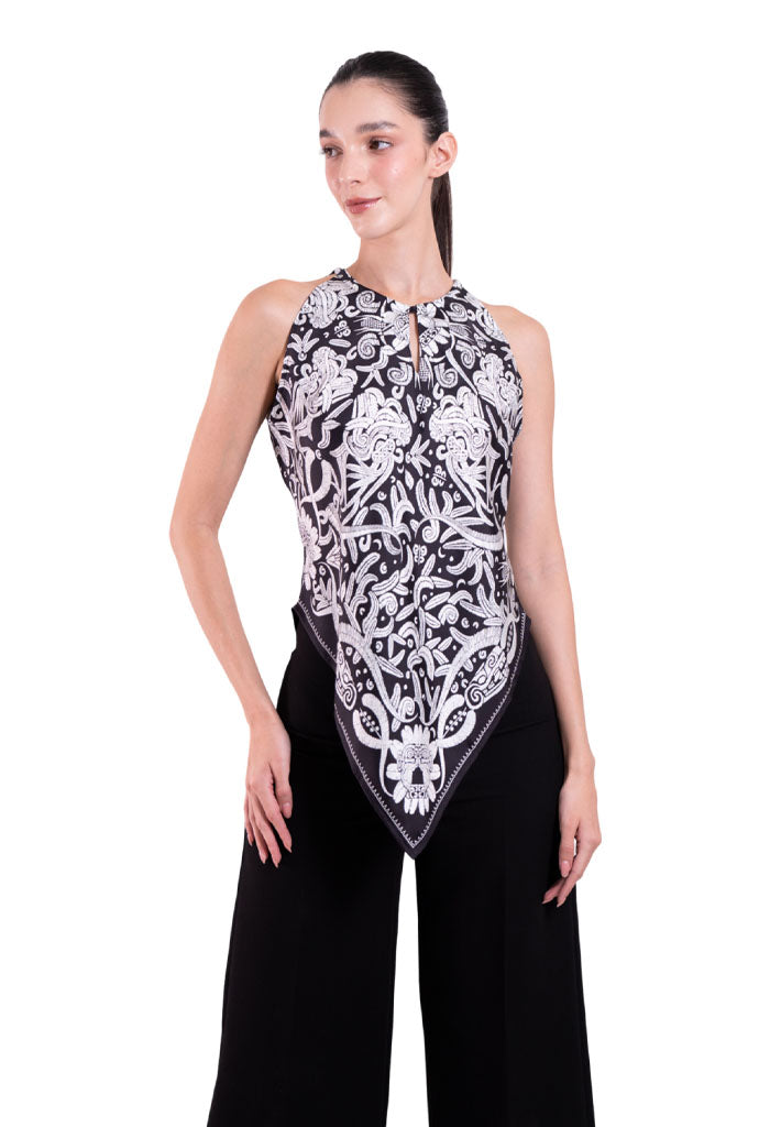 Blusa Cuello Ajustable Quetzalcóatl
