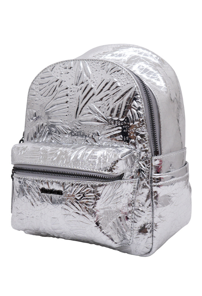 Mini Backpack Nuuk de Piel Grabado Mariposa