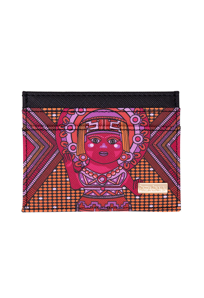 Tarjetero Kuxtal Saffiano Caritas Sonrientes Veracruz