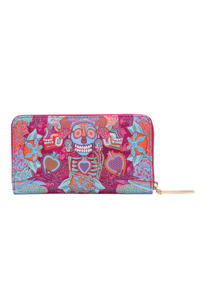 Cartera Grande Saffiano  Dia de Muertos Catrina