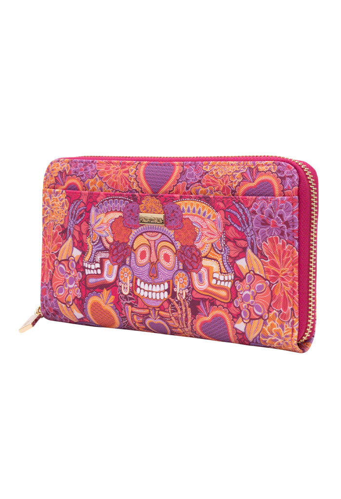 Cartera Grande Saffiano  Dia de Muertos Catrina