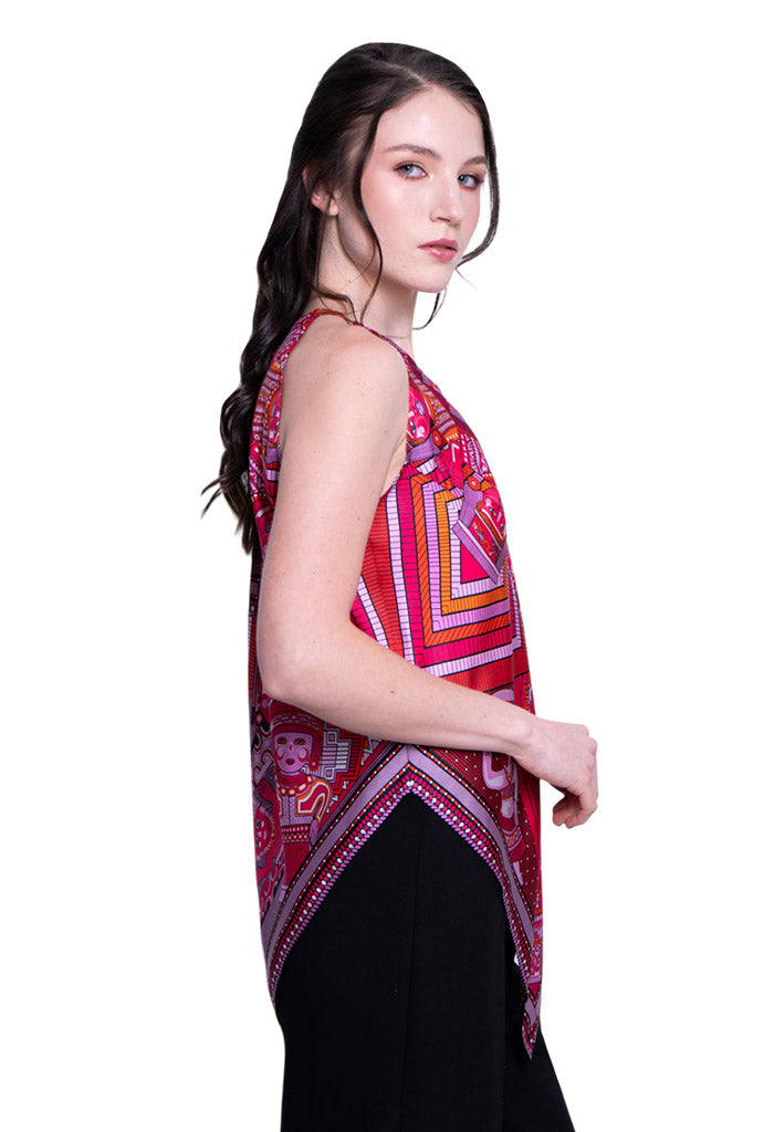 Blusa Cuello Ajustable Caritas Sonrientes Veracruz