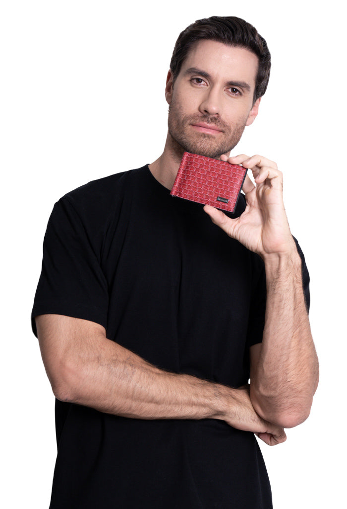 Cartera Xiib Saffiano con clip Maíz