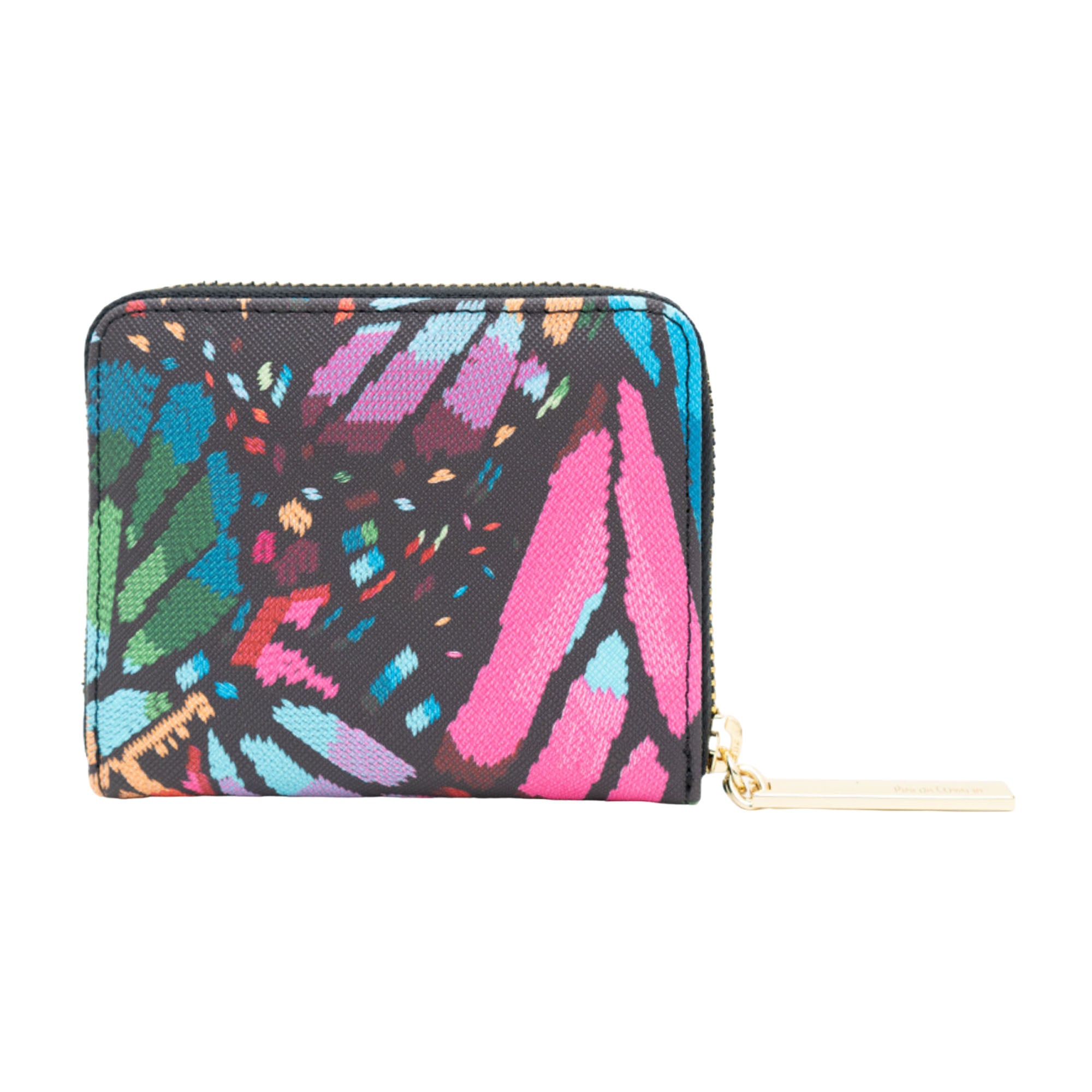 Cartera Chica Saffiano Mariposa Bordado
