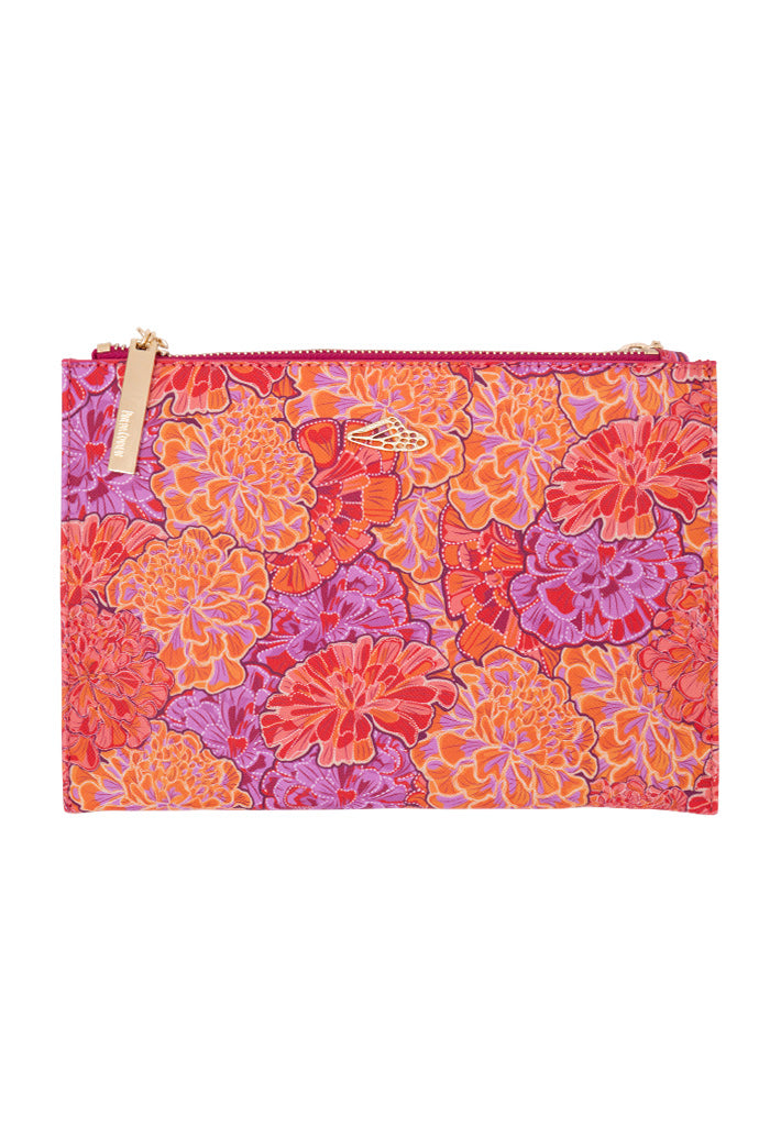 Crossbody Nikté Saffiano Cempasúchil