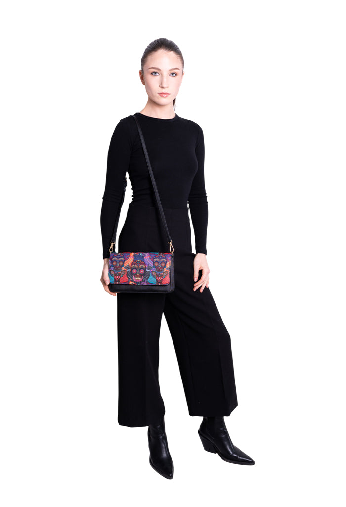 Bolsa Crossbody Kalan Día de Muertos Mictlán