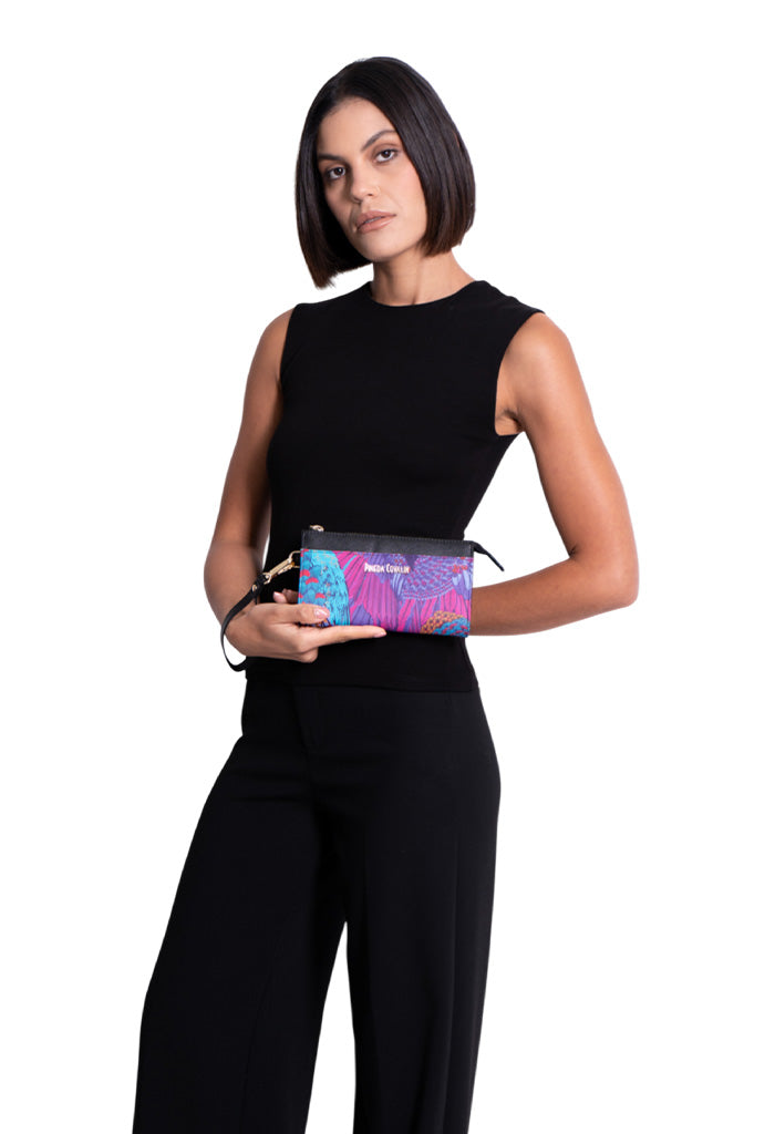 Bolsa Cheen Saffiano Guacamaya