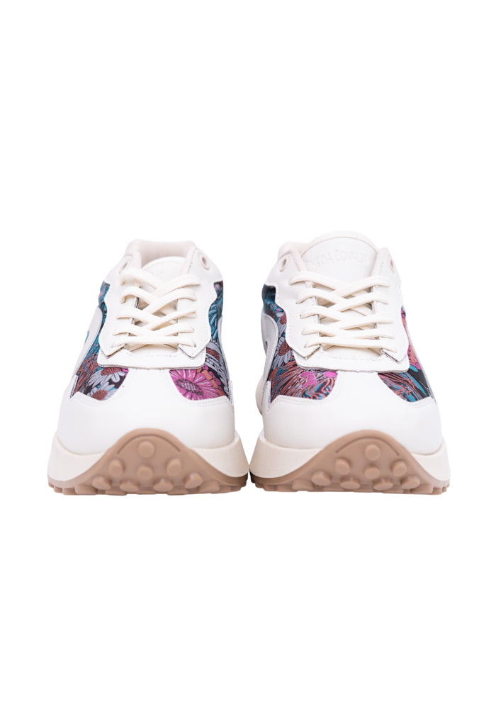 Tenis Uekpini  Mujer Herbolaria Flores Rosa