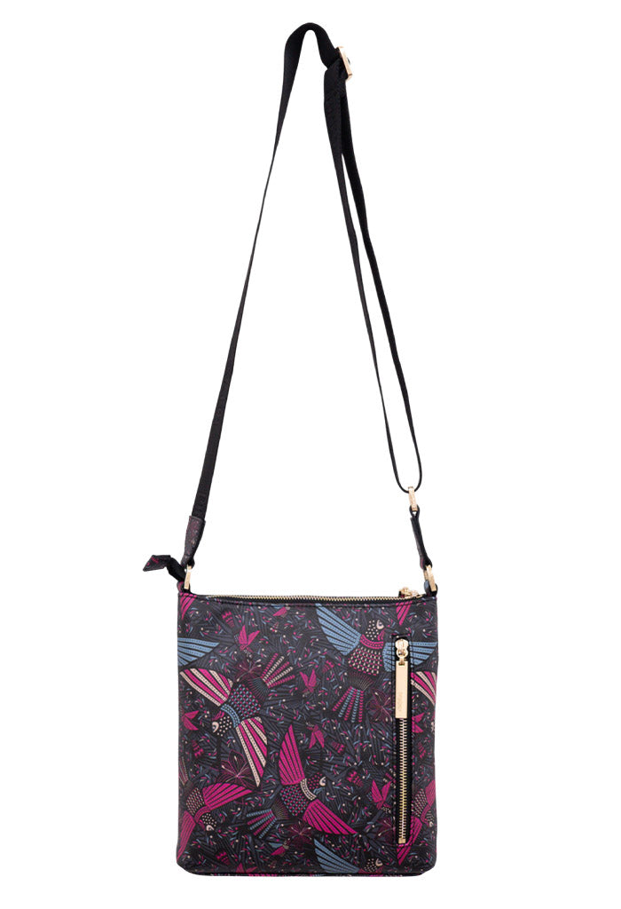 Messenger Bag Xíimbal Saffiano Colibrí