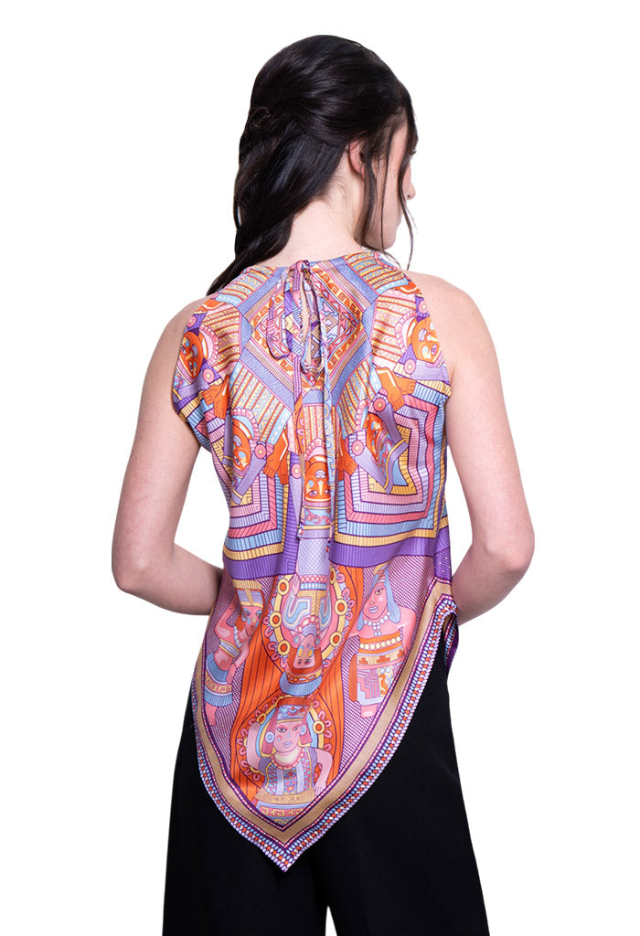 Blusa Cuello Ajustable Caritas Sonrientes Veracruz