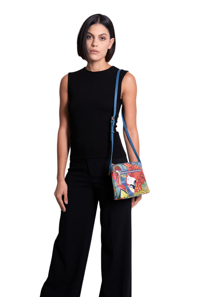 Bolsa Yaakun Saffiano Guacamaya