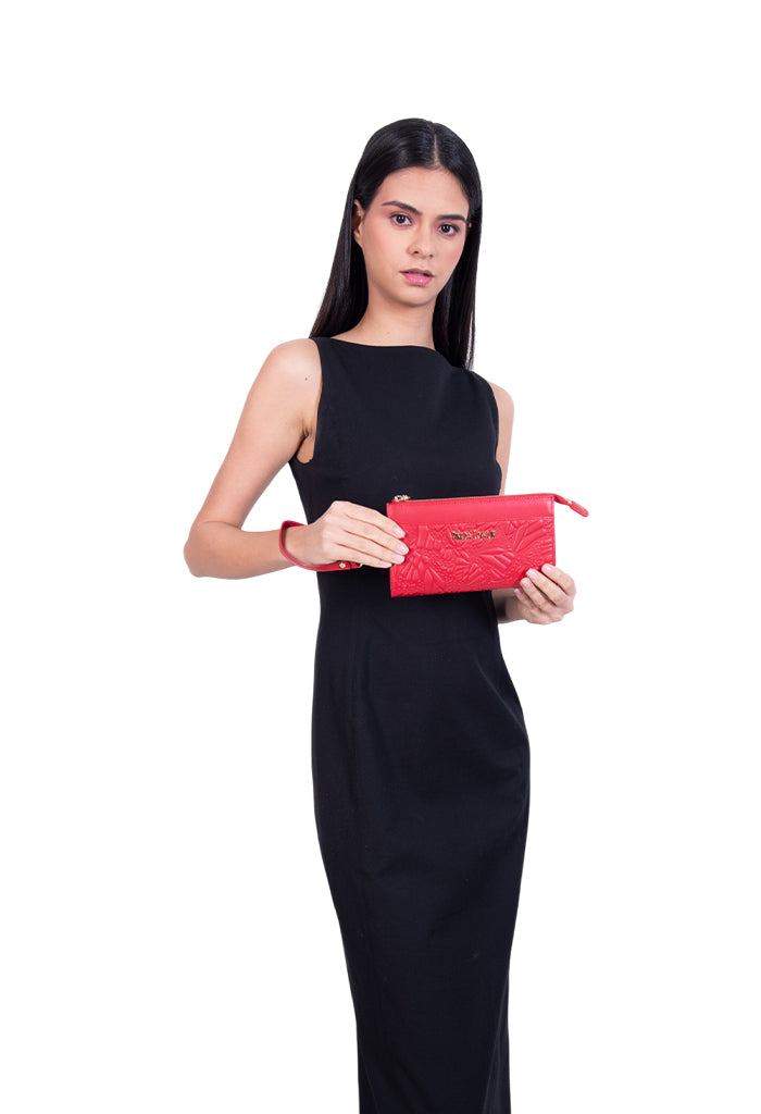 Bolsa Cheen de Piel Grabado Mariposa