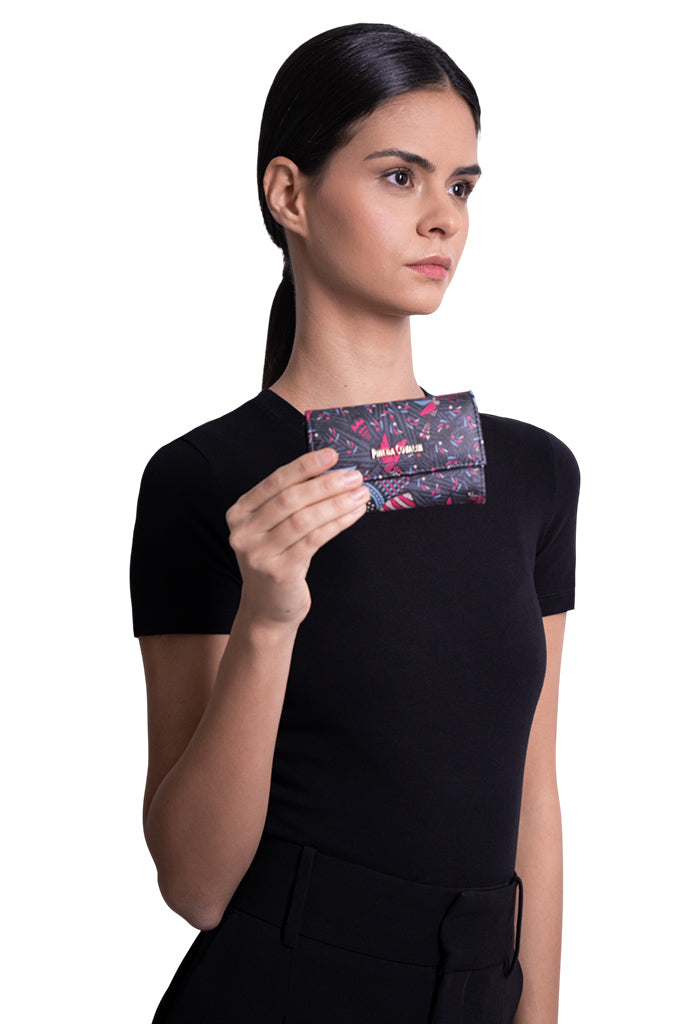 Cartera Mini Tuulis Saffiano Colibrí