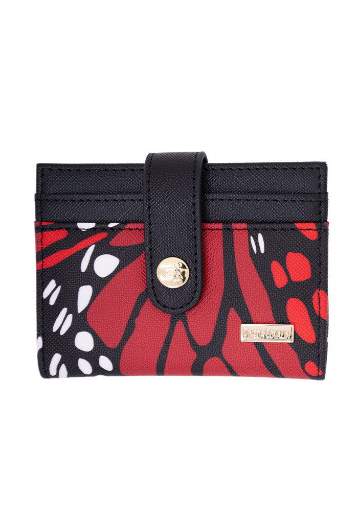 Tarjetero Meent Saffiano Mariposa Macro