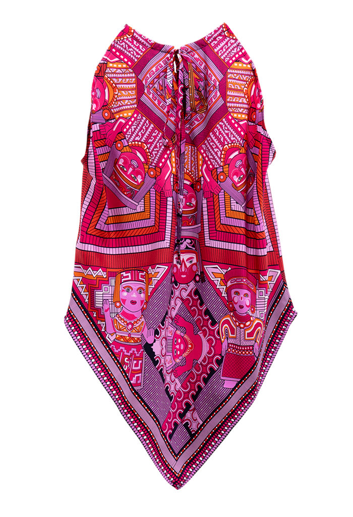 Blusa Cuello Ajustable Caritas Sonrientes Veracruz