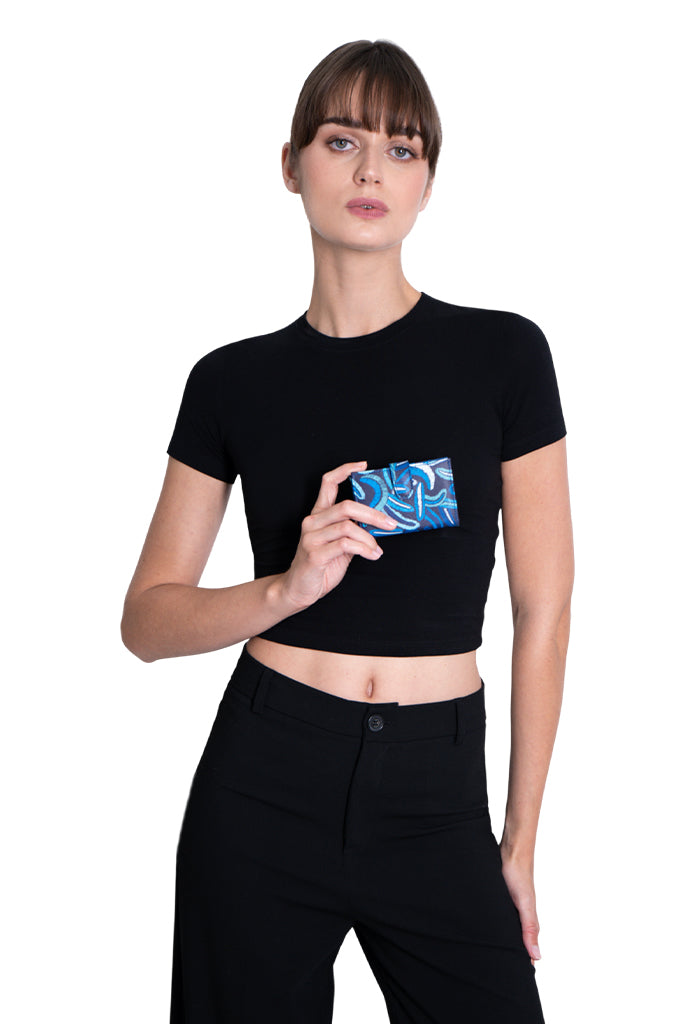 Tarjetero Neen Saffiano Quetzalcóatl