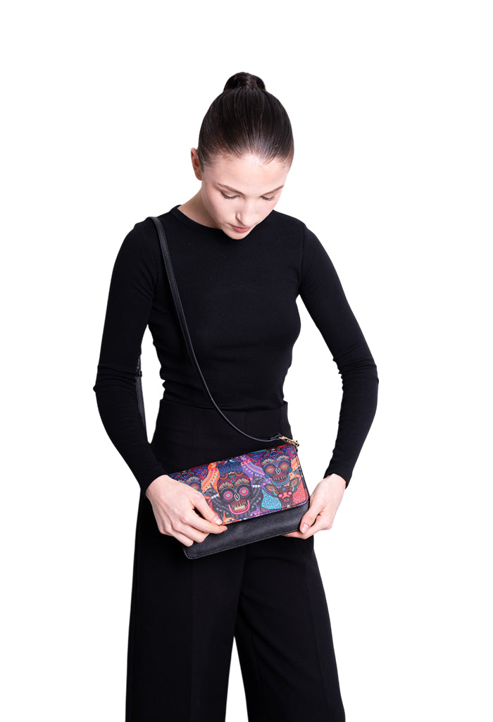 Bolsa Crossbody Kalan Día de Muertos Mictlán