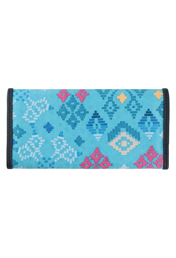 Cartera de Bolsillo Seda Tejido Maya