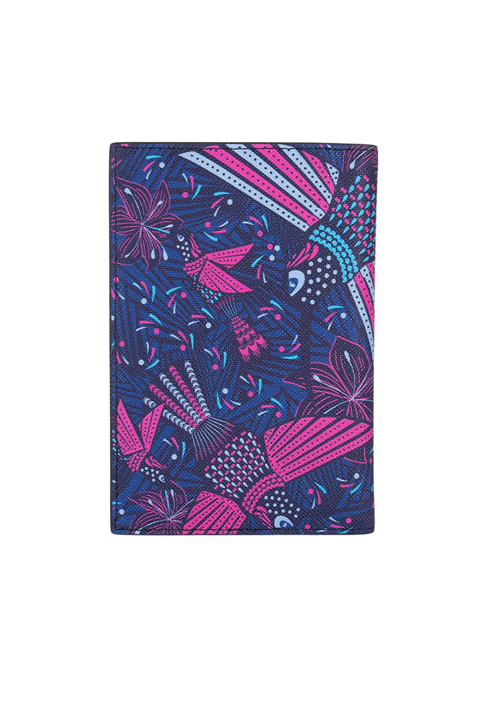 Porta Pasaporte Xuul Saffiano para Mujer Colibrí