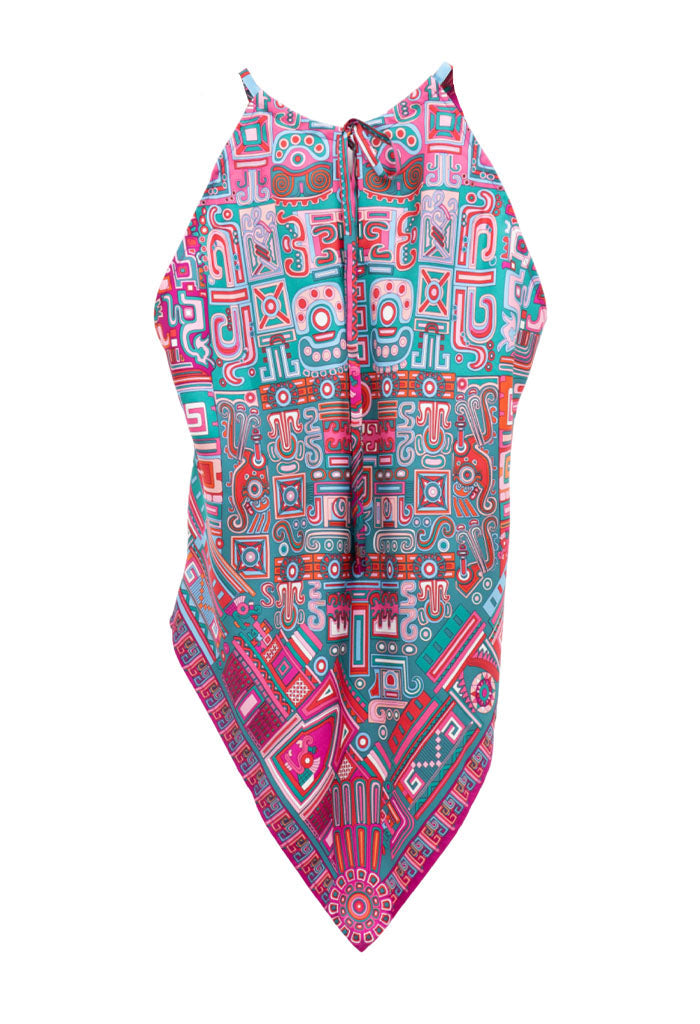 Blusa Cuello Ajustable Ruta Puuc