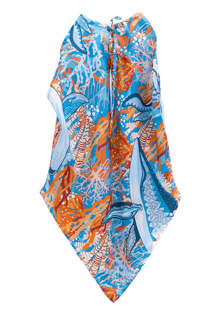Blusa Cuello Ajustable Ballena