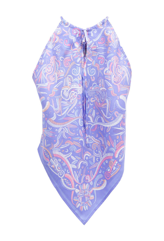 Blusa Cuello Ajustable Quetzalcóatl