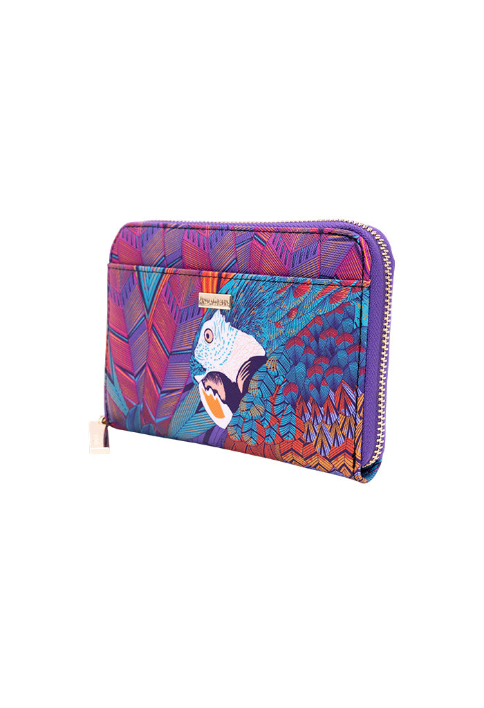 Cartera Mediana Saffiano Guacamaya