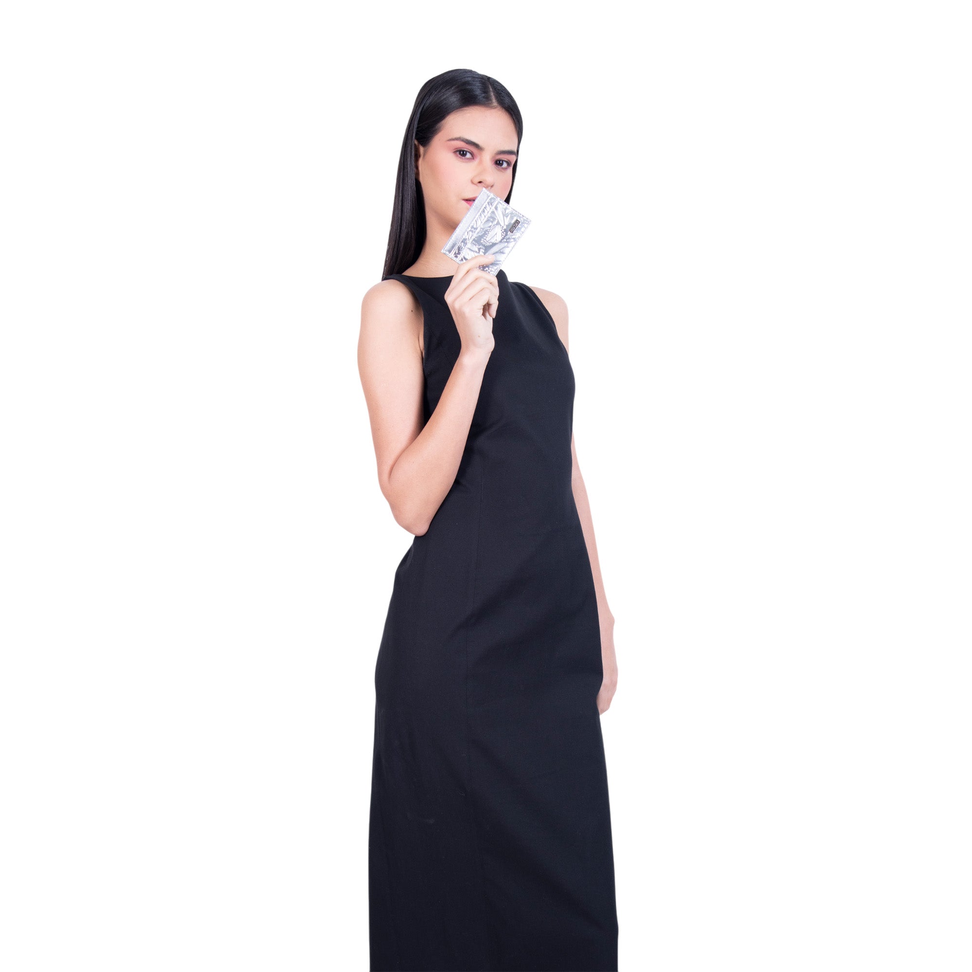 Tarjetero Kuxtal Piel Grabado Mariposa