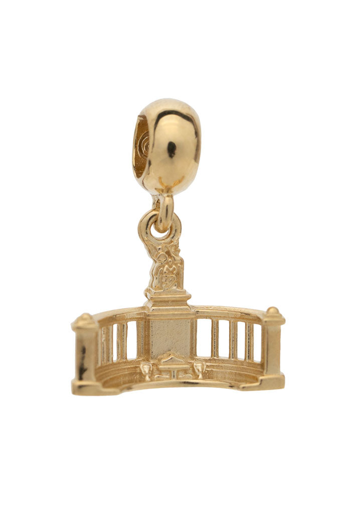 Amuleto para Brazalete Hemiciclo a Juárez Baño de Oro