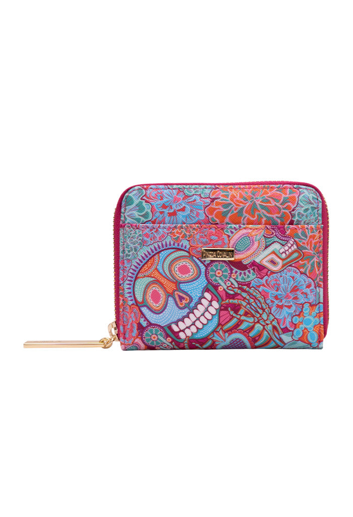 Cartera Chica  Saffiano  Dia de Muertos Catrina