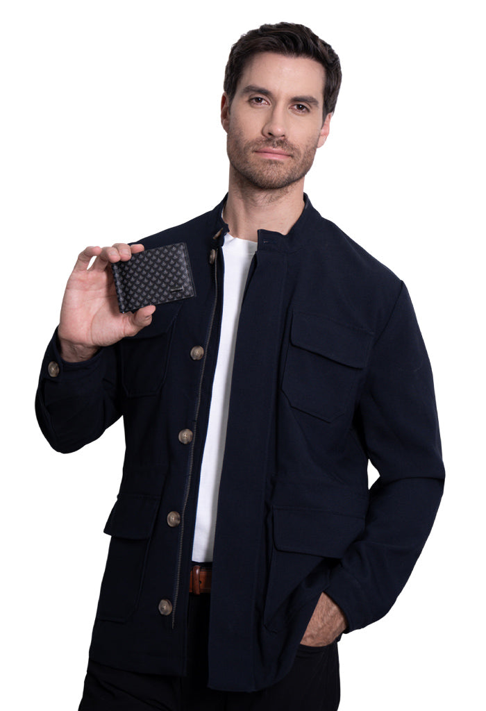 Cartera Xiib Saffiano con clip Agave Maguey