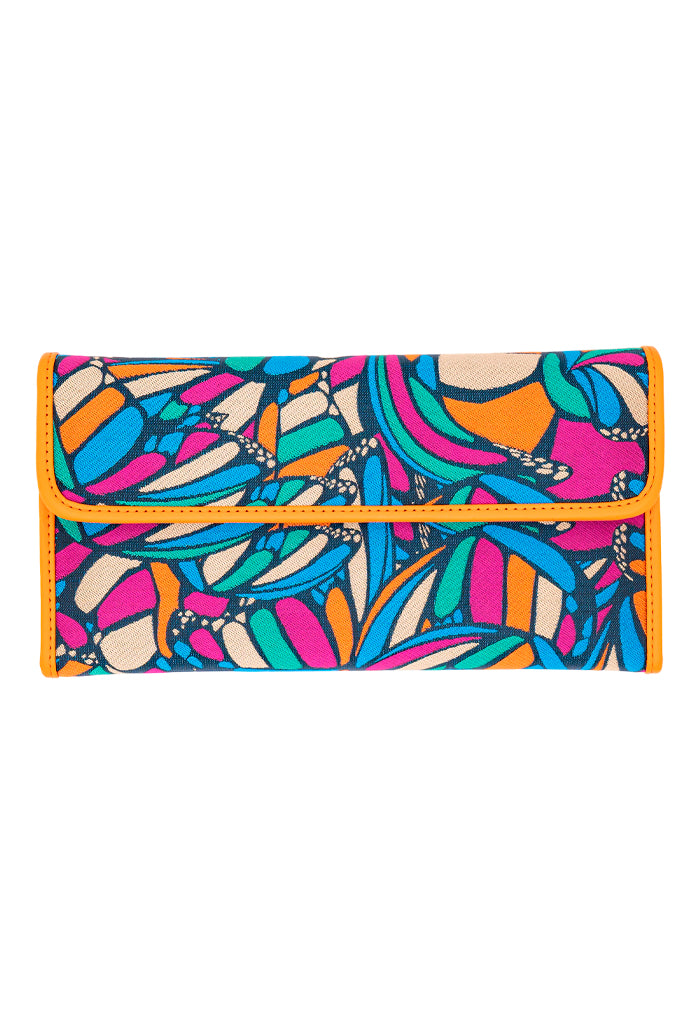 Cartera Bolsillo Jqd Mariposa Abstracta