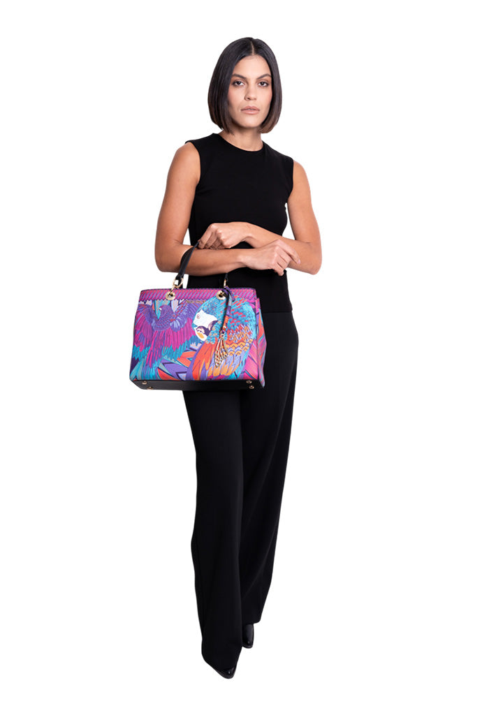 Bolsa Kaxan Saffiano Guacamaya