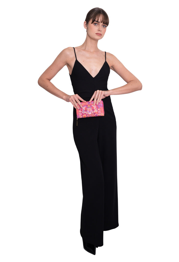 Cartera Grande Saffiano  Dia de Muertos Catrina