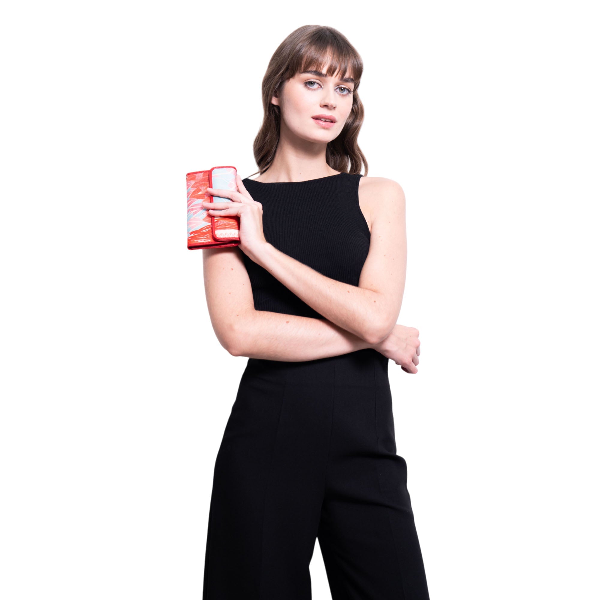 Cartera Bolsillo Negro Guacamaya Original