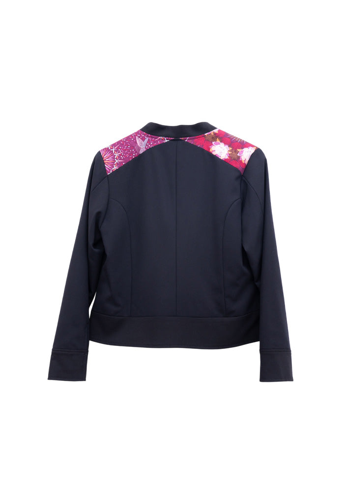 Bomber Okomej Colibrí Rojo Quemado