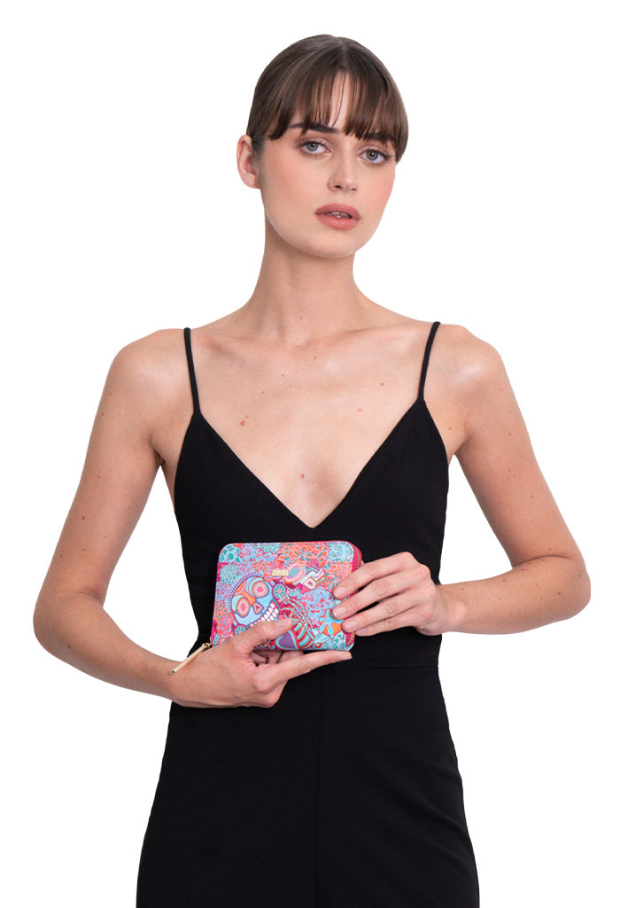 Cartera Mediana Saffiano Día de Muertos Catrina