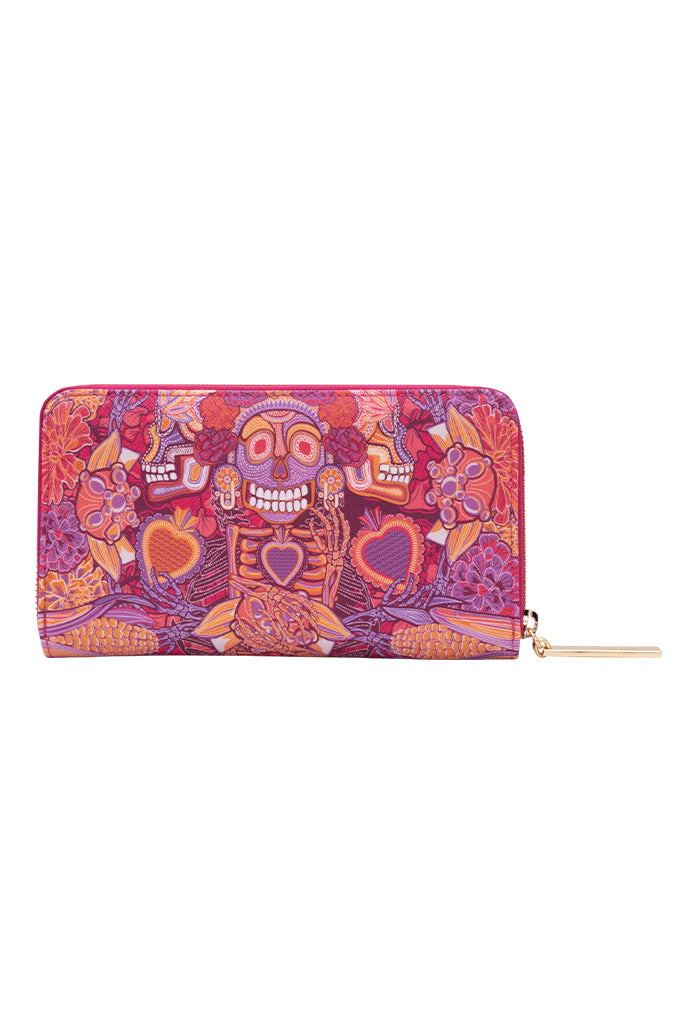 Cartera Grande Saffiano  Dia de Muertos Catrina