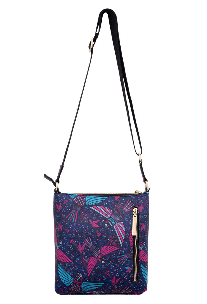 Messenger Bag Xíimbal Saffiano Colibrí