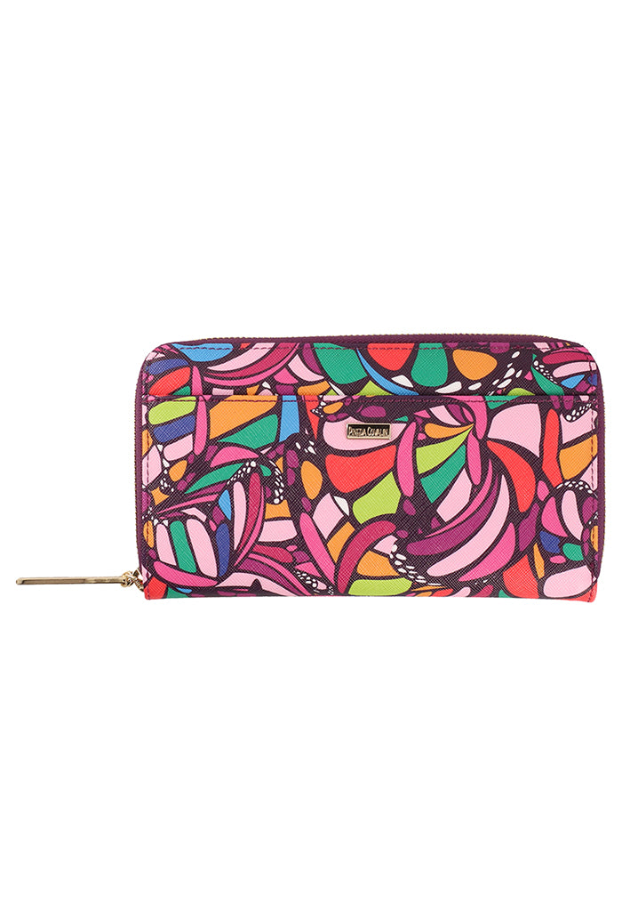 Cartera Grande Saffiano Mariposa Abstracta