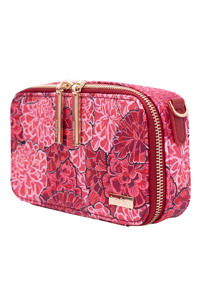 Bolsa Crossbody Utsil Saffiano Cempasúchil Ofrenda
