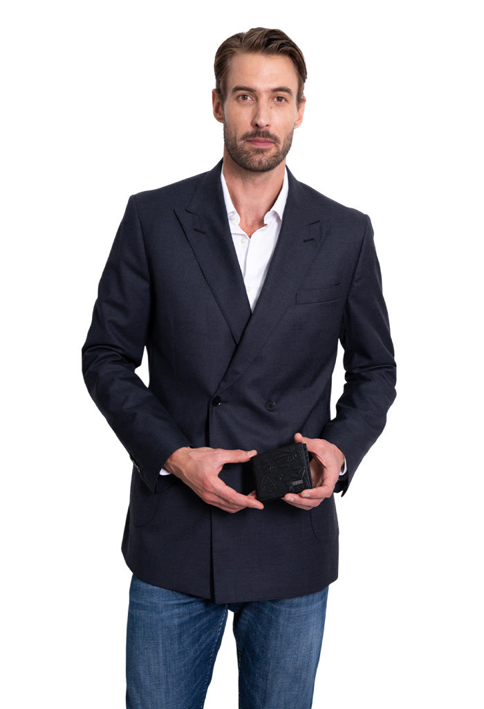 Cartera Tuumben De Piel Grabado Mariposa