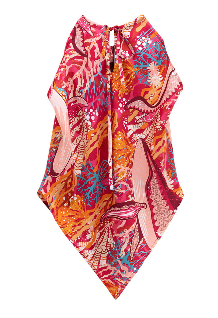 Blusa Cuello Ajustable Ballena
