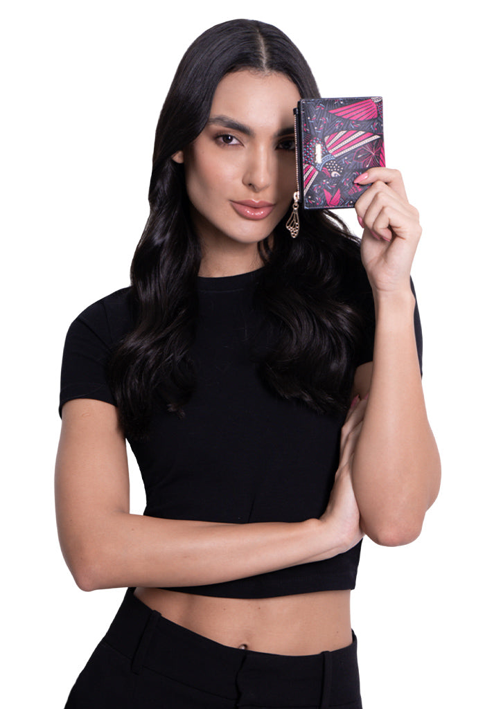 Cartera Chica Yemal Saffiano Colibrí