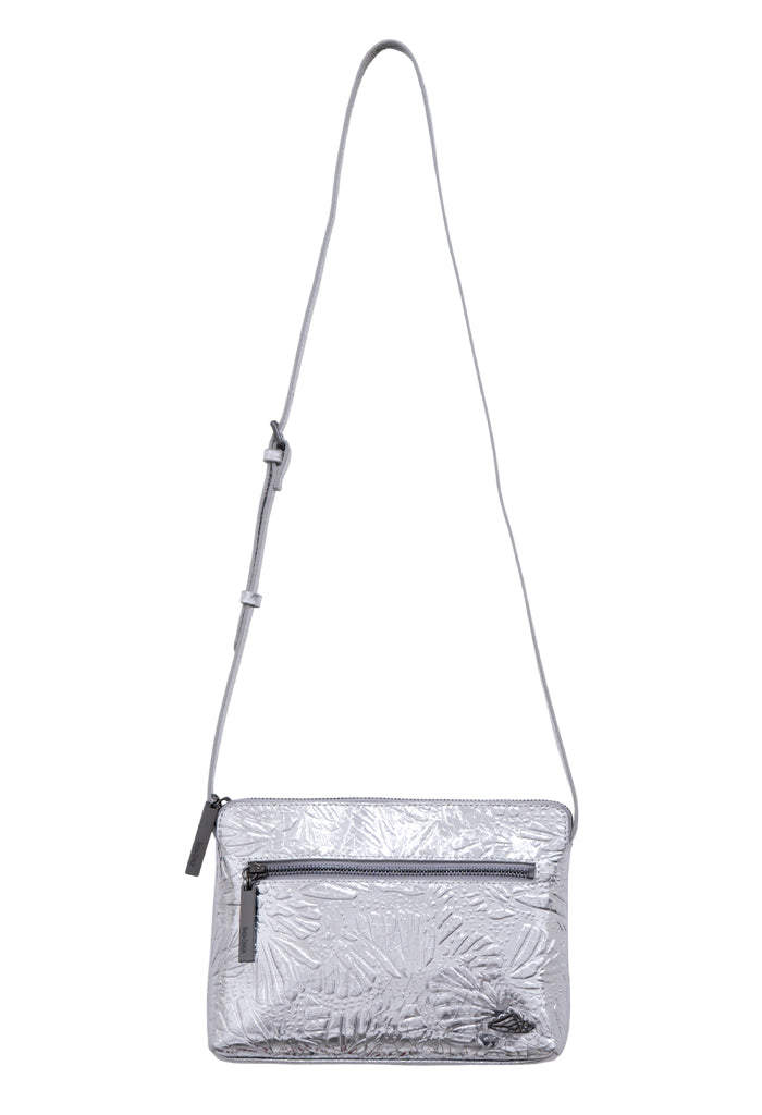 Bolsa Yaakun de Piel Grabado Mariposa