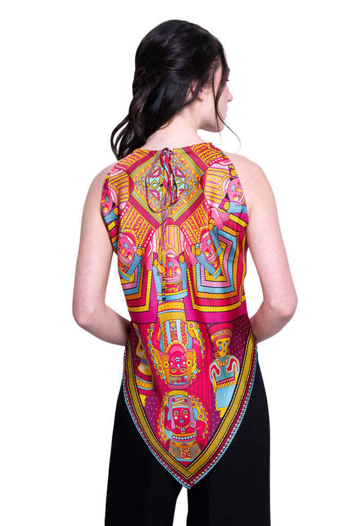 Blusa Cuello Ajustable Caritas Sonrientes Veracruz